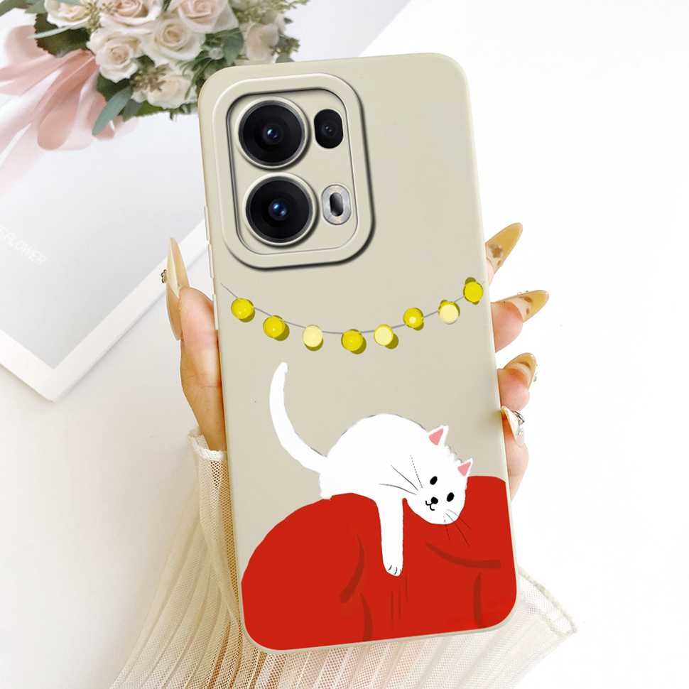 Petty Girl Hülle Für Oppo Reno13 Pro Hülle CPH2697 PKK110 Silikon Weiche Schutzhülle Für Oppo Reno13 Reno 13 Pro 5G Hüllen Tasche
