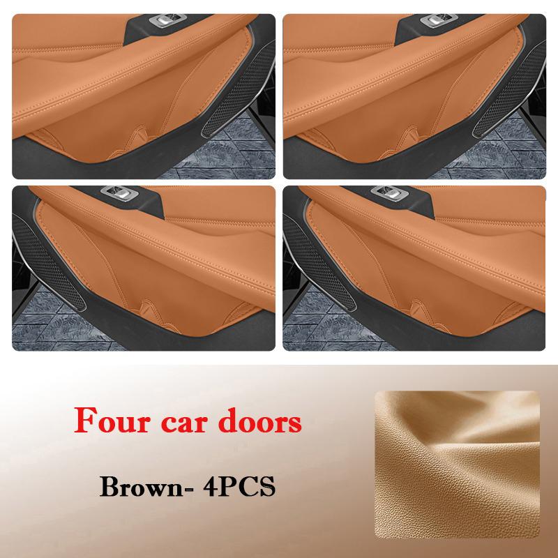 Für Jetour Shanhai L7 2026 2026 Auto Türschlitz Aufbewahrungsbox Leder Schutzpolster Abdeckung Türrille Wasserdicht Behälter Zubehör