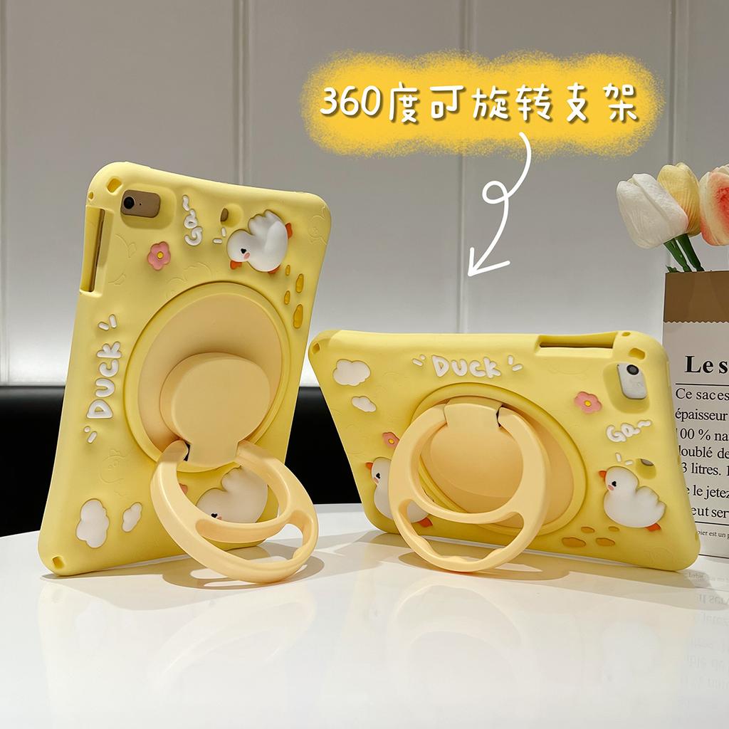 Kids Tablet Case for Samsung Galaxy Tab A8 A9 A9Plus Coque 360 Rotation Silicone Stand Cover for Galaxy Tab P610 T500 T290 T220