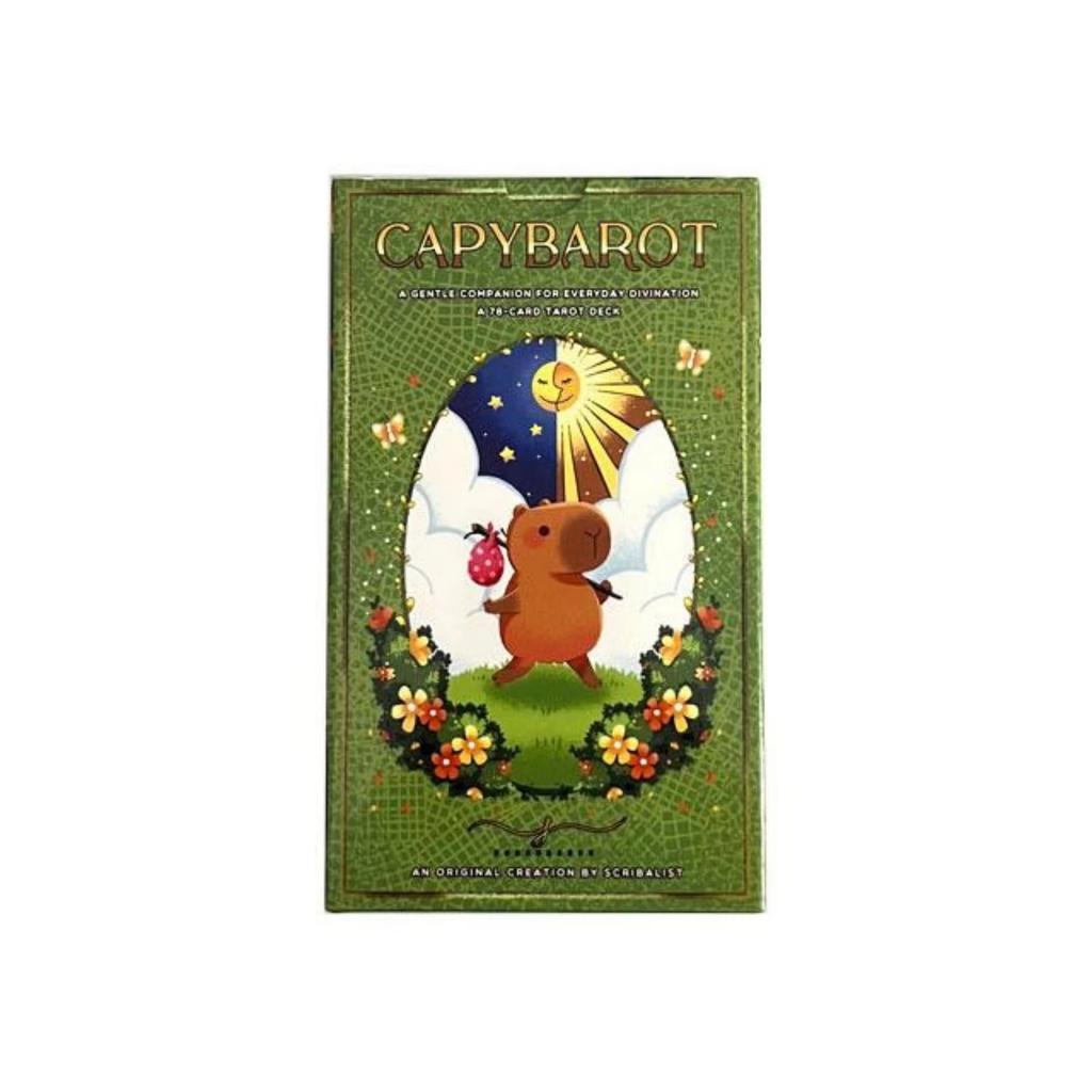 New Hot Capybarot Tarot For Family Friends Fun Divination Entertaunment Party Board Games