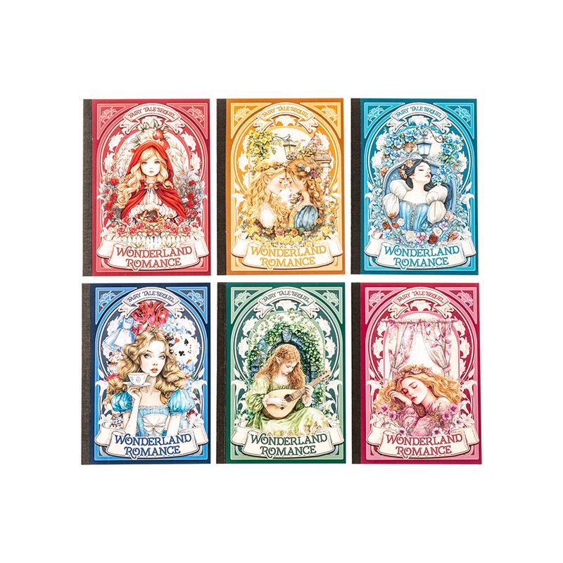 Fairy Tale Retro Scenery Stickers for Children's DIY Journal and Collage