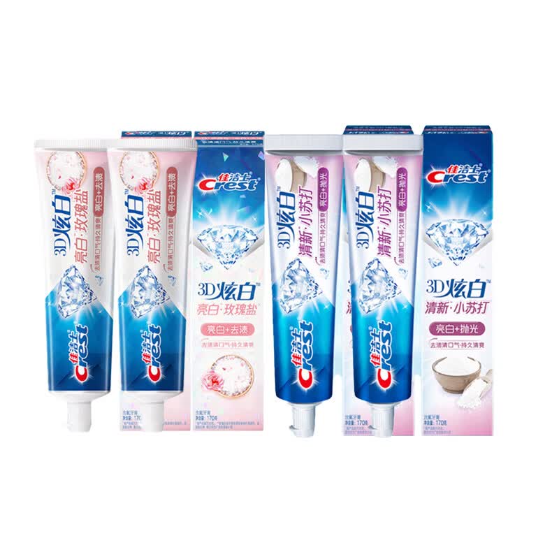 Зубная паста Crest 3D White, двойная упаковка