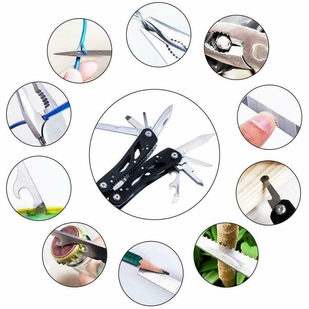 Buy 24 in 1 Multi Tool Knife Pliers Saw Kit Survival Fold Screwdriver Outdoor Camping Knives at