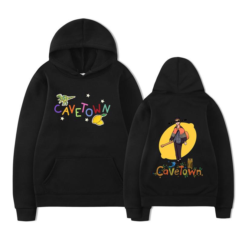 Autumn And Winter Sweater Cavetown Printed Trend Loose Sweater Hip Hop High Street Versatile Hooded Jacket Casual