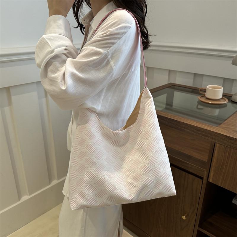 2024 Summer New Korean Style Fashionable Casual Tote Bag For Women In Green Yellow Pink Purple