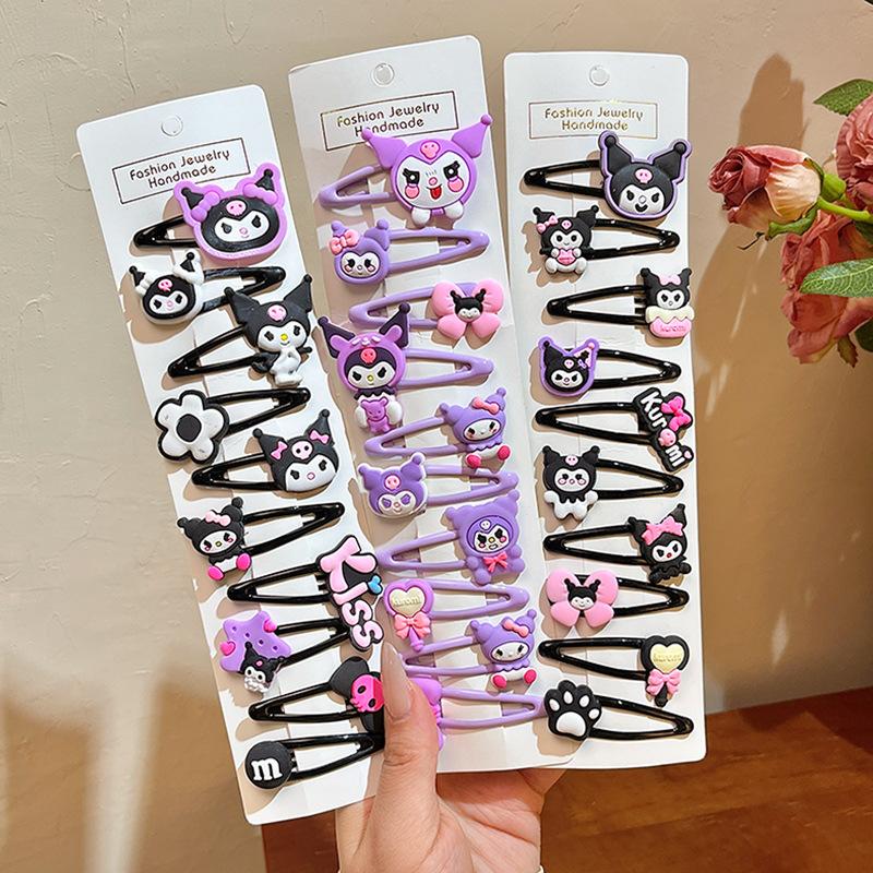 Children'S Kulomie Cartoon Hairpin Headgear Girls Broken Hair Bangs Clip Little Girl Side Hair Accessories
