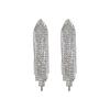 European and American exaggerated atmosphere flash diamond fringed earrings light luxury long earrings dress earrings women