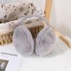 Women's Winter White Plush Windproof Ear Muffs - Warm, Cold-Proof, Velvet-Lined, Anti-Freeze.