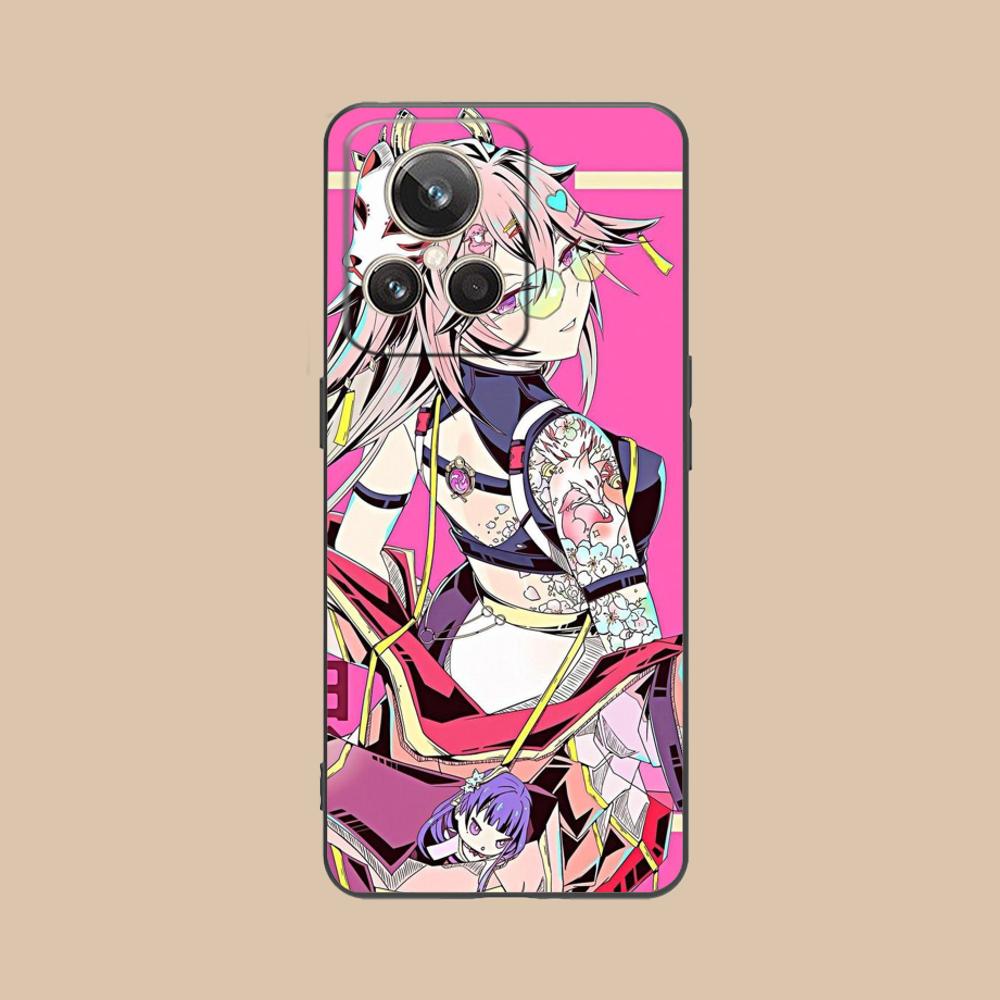 Fashion Tattoo Girl Mobile Phone Case for Realme GT 8 Neo Pro C75 73 71 C67 65 C55 53 C35 31 C20 15 Colorful Printing Cover