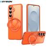 KEYSION N52 Magnetic 360° Ring Stand Case for MagSafe for Samsung Galaxy S26 Ultra 5G S26+ Matte Transparent Shockproof Phone Cover