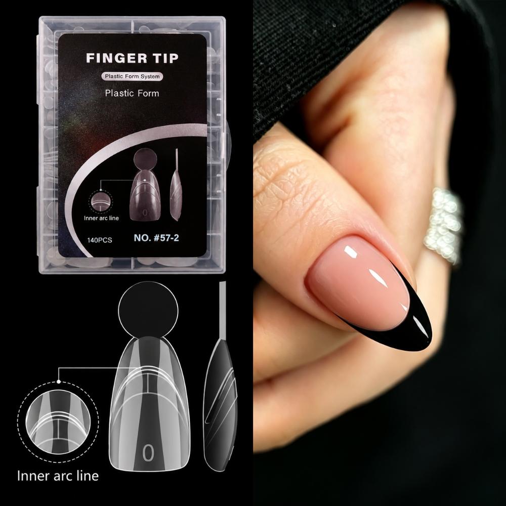Quick Extension French Nail Dual Forms 14 Sizes Acrylic Nail Art Mold  Nail Art