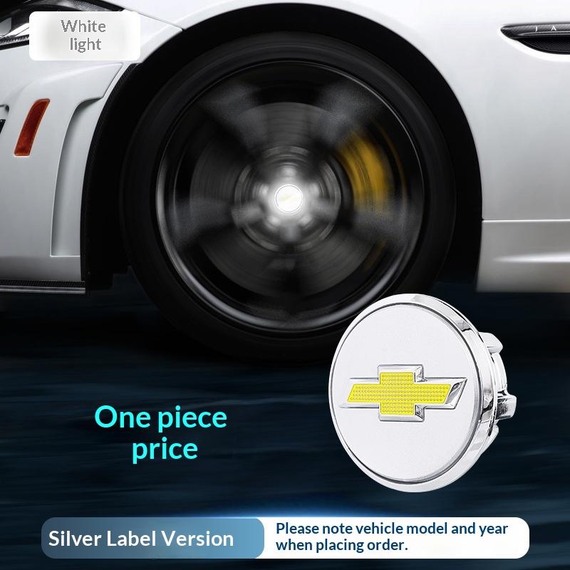 4 PCS ABS+LED 60mm Badge Car Wheel Center Caps Auto Parts for Chevrolet Cruze Captiva Lacetti Spark Aveo Orlando Camaro