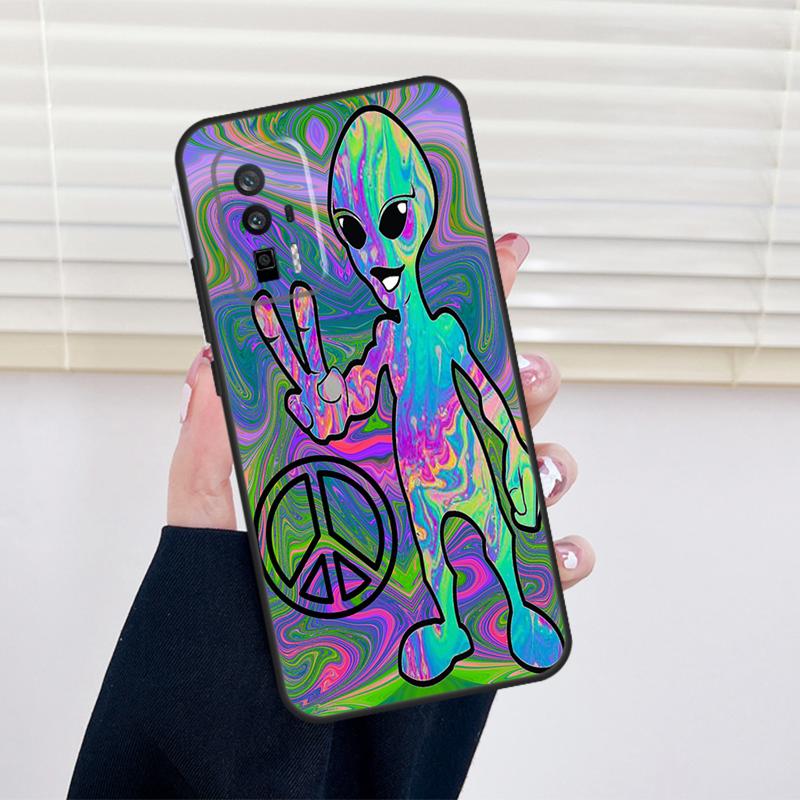 Psychedelic Art Peace Cover For Xiaomi 13 14 15 Ultra 11T 12T 13T 14T Pro POCO X7 Pro X3 X5 X6 M6 F5 F6 Pro Case