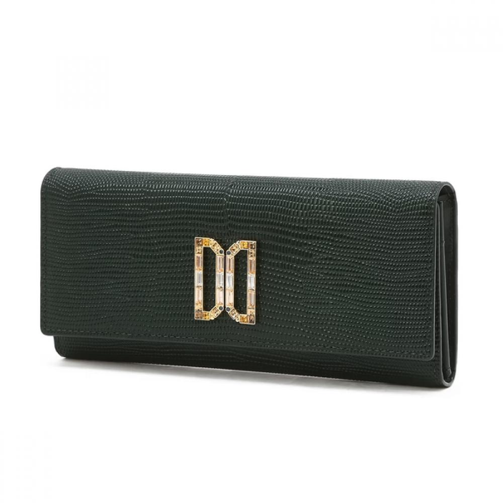 

Daks Premium Alexa Green Crystal Dd Decoration Long Wallet Dcwa5f284e2 Single option