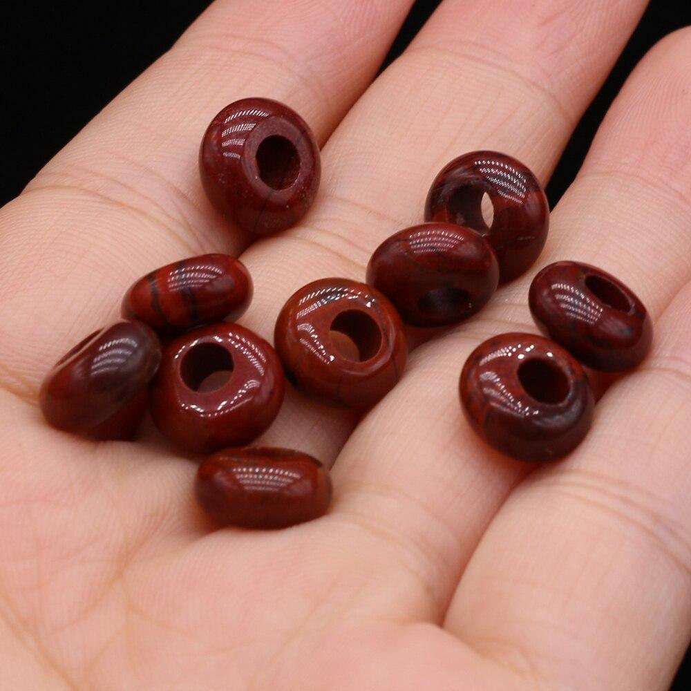 10Pcs Hot Sale Natural Stone Beads Semi-Precious Loose Bead For Jewelry Making DIY Necklace Pendant Bracelet Earrings Accessory