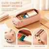Large-capacity Silicone Pencil Case Cute Stationery Bag Kids Stationery Bag Pen Pouch  Kids