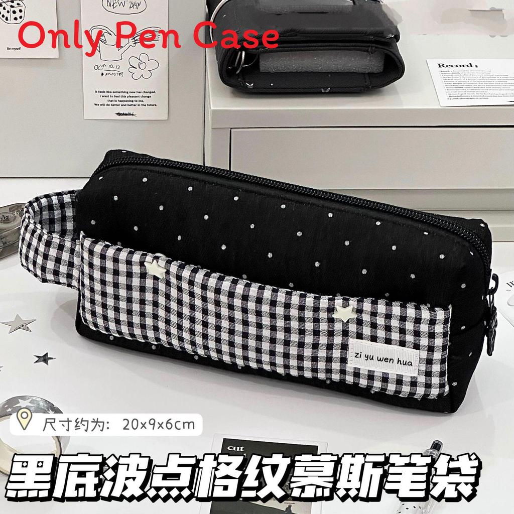Soft Mousse Pencil Case Large Capacity Storage Bag For Girls Office Use