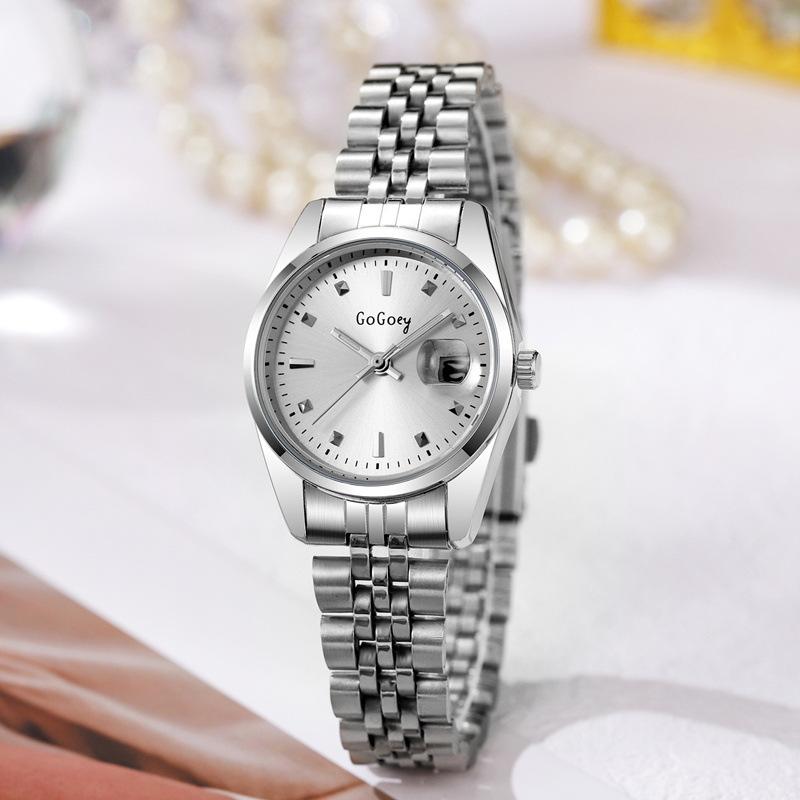 

New Brand Luxury Women Rhinestone Watch Stainless Steel Calendar Wrist Watch Ladies Business Clock Relogio Feminino Dropshipping