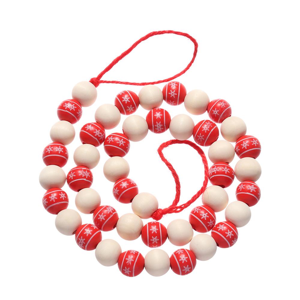 

Tray Home Decor Easter s Day Gifts Hanging Pendant Wood Bead Garland Tassels String Decorations