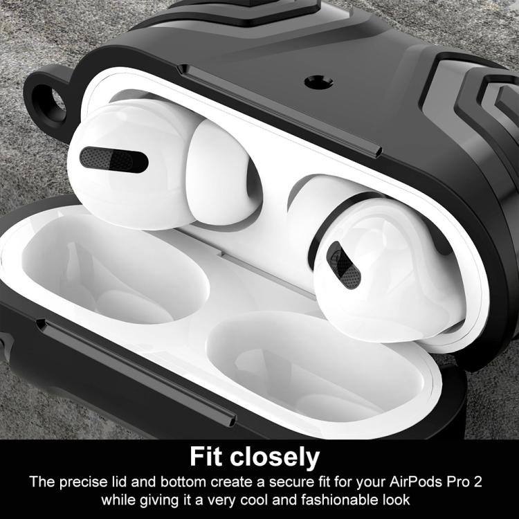 TPU Earphone Protective Case With Carabiner for AirPods Pro 2