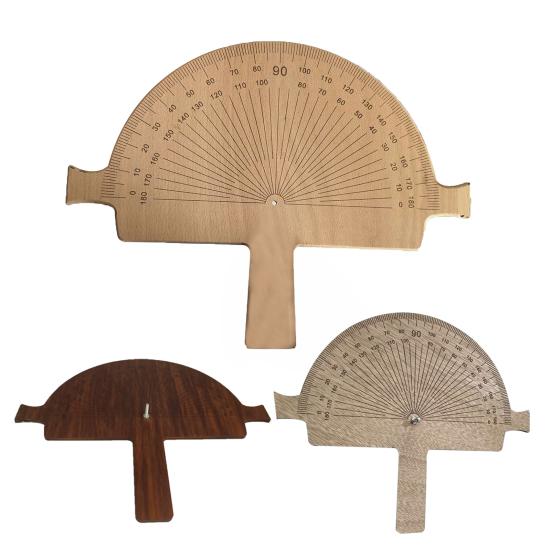 Wooden Precision Angle Finder Tool 0-180 Degrees String Line Angle Finder for Welder Carpentry DIY Projects Woodworking Builders