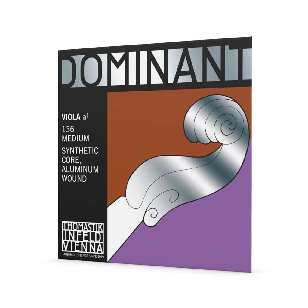 Dominant No.136 Viola Strings, PerlonAluminum Wound, A-String