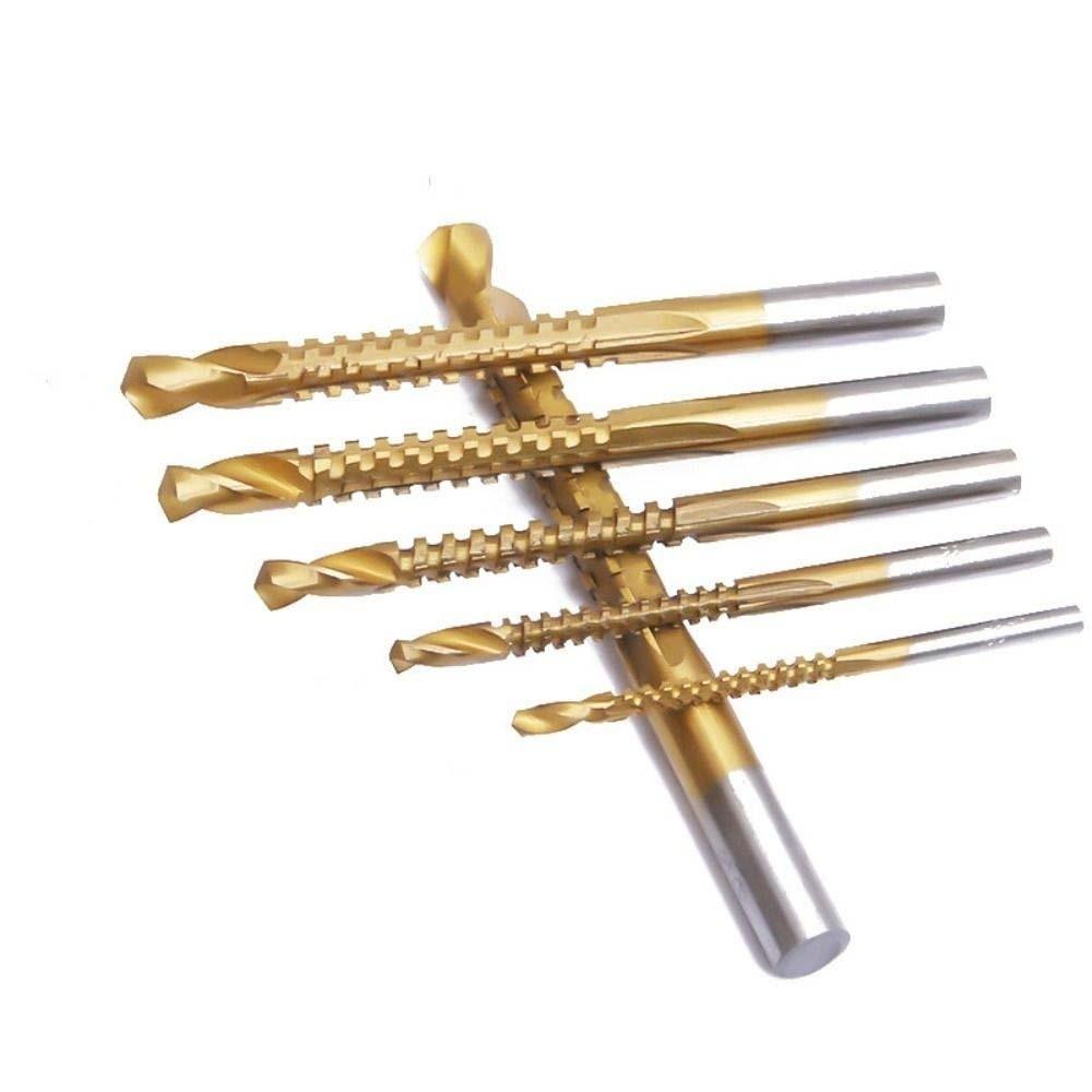 6 Stück 3-8MM Nutenbohrer Multifunktionale HSS-Bohrer Spiralbohrer Zimmermann