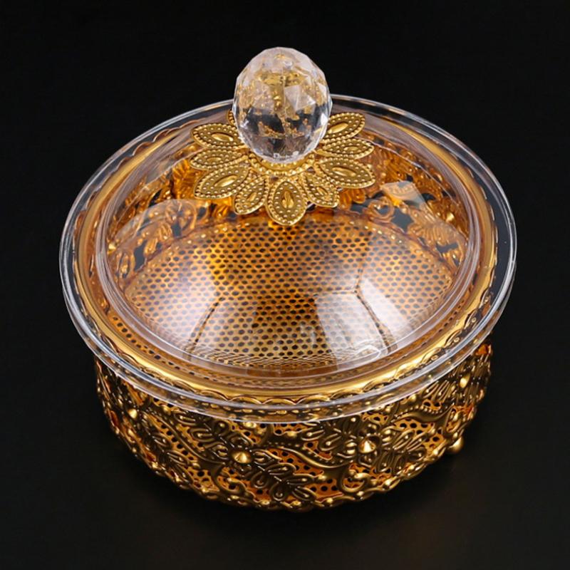 Průhledná akrylová plastová krabička na bonbóny, úložný box, kryt na cukrovinky, svačiny, občerstvení, tác na sušené ovoce, evropský styl