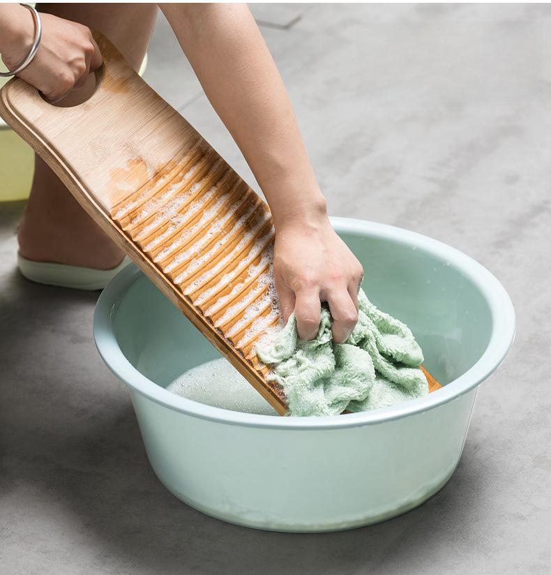 Large & Small Bamboo Washboards - Durable Household Essentials