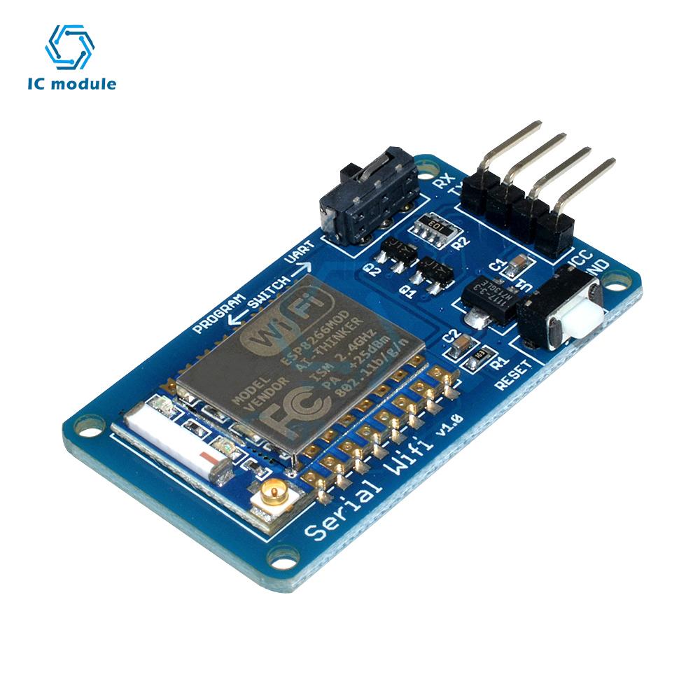 ESP8266 ESP-07 Serial WiFi Module V1.0 Wireless Adapter with PCB Antenna for IoT DIY Projects