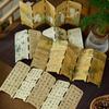 Early National Style Ink Rhyme Misty Haze Bookmarks - Creative Ancient Style for Students, 4 Designs