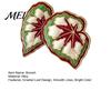Buntes Blatt Abzeichen Legierung Brosche, Emaille Design Anstecknadel, Pflanzenliebhaber mit glatten Linien Monstera Deliciosa Brosche Helle Farbe, Frischer Stil