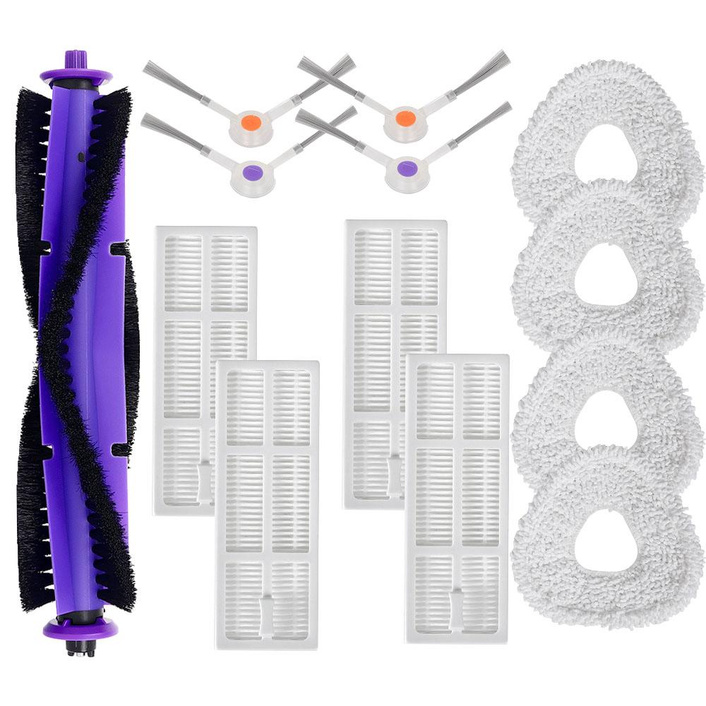 Fit For Narwal Freo / for Narwal J3 Robot Vacuum Cleaner HEPA Filter Main Side Brush Mop Cloths Rag Brush Cover Replacement Parts