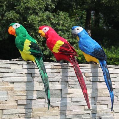 Multicolor Simulatie Papegaai 25cm/35cm/45cm/60cm Tuin Decoratieve Vogel Huis Decoratie