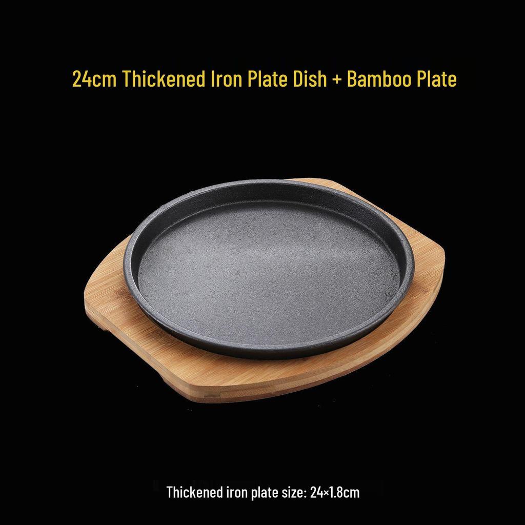 Cast Iron Griddle & Grill Pan for Fish, Steak & More