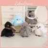 Crow Parrot Kingfisher Cute Bird Plush Toy Magnet Shoulder Play Home Doll Decor