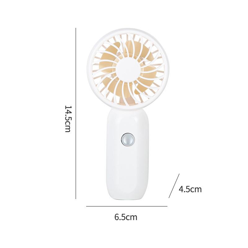 Small Portable Fan Handheld Lightweight Pocket Size Mini Fan USB Rechargeable for Home Work and Travel