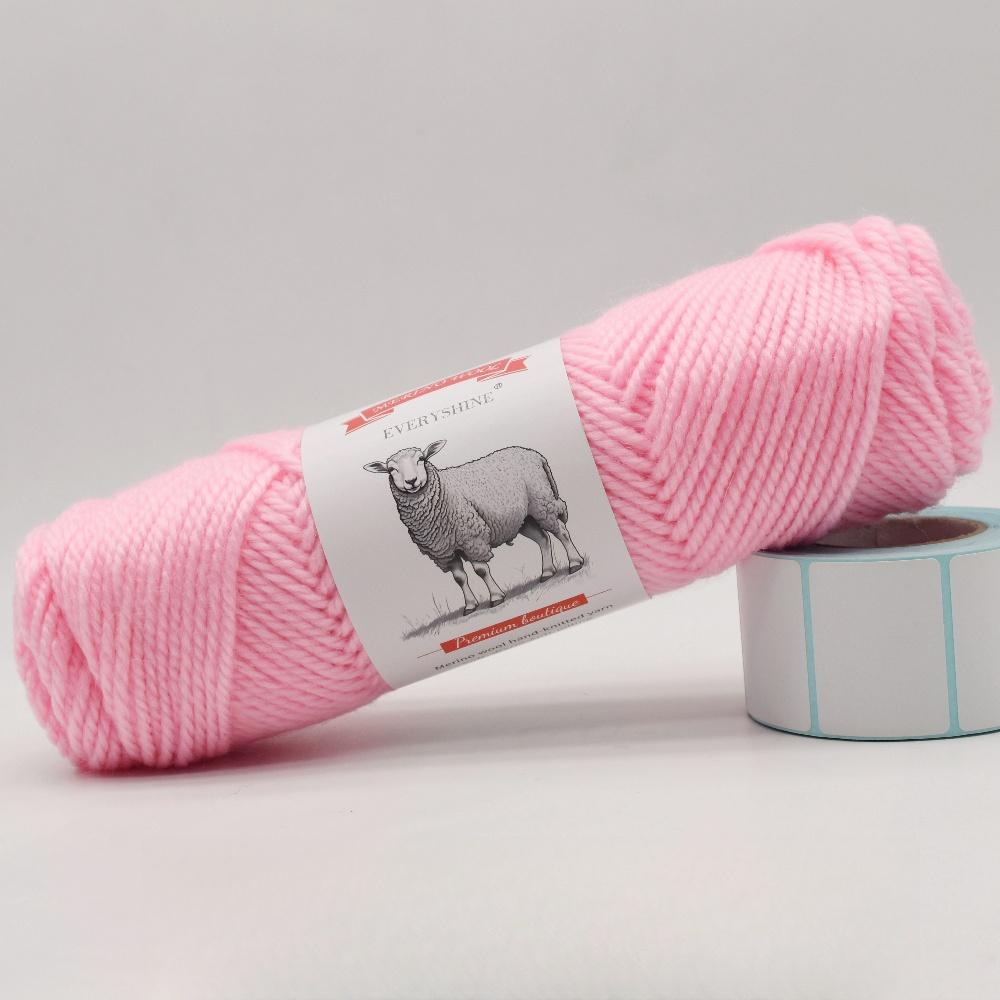 3 balenia hrubej priadze z merino vlny (100g/3.53oz Na klbko) – 110m/120yd Viacfarebná mäkká pletacia a háčkovacia priadza na DIY remeslá Teplé ručne vyrobené potreby