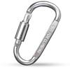 High-Quality 8CM Thickened D-Shaped Carabiner: Quickdraw Aviation Aluminum Nut Buckle