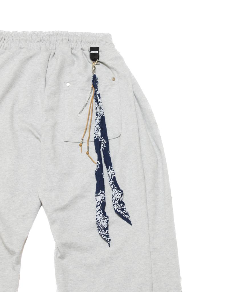 Leondieseu Keyring Side Tuck Sweatpants (Gray)