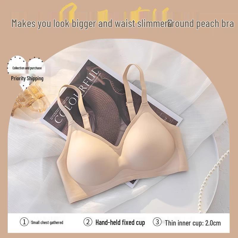 Bezšvová podprsenka velikosti dlaně - Zvýšená podpora pro malá prsa, proti povadnutí, měkká a pohodlná.