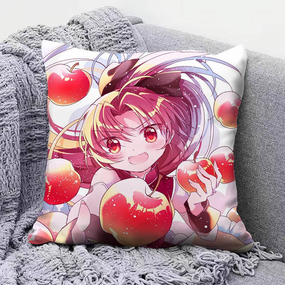 kyoko sakura The Puella Magi   Pillow Covers, Home Sofa Cushion Covers and Aecorative Custom