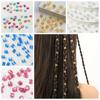 40pcs Metal Cuff Clips Hollow Out Hair Ring Hair Braiding Hair Braid Tubes Dreadlocks Beads  Men
