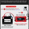 12V 10A Car Battery Charger Smart Battery Charger For Lifepo4 Lead Acid AGM GEL PB Lithium Battery Pulse Repair LCD Display