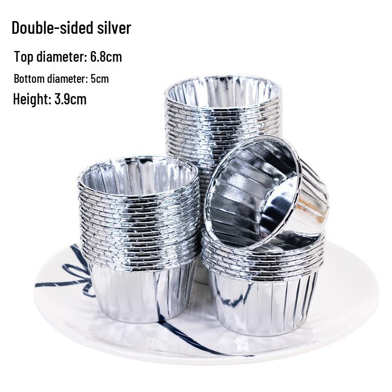 White Crimped Edge Disposable Muffin Cups – High Temperature Resistant, Oil-Proof Baking Cups