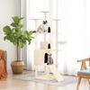 Scratching Post with Sisal Scratching Posts Cream 175 Cm
