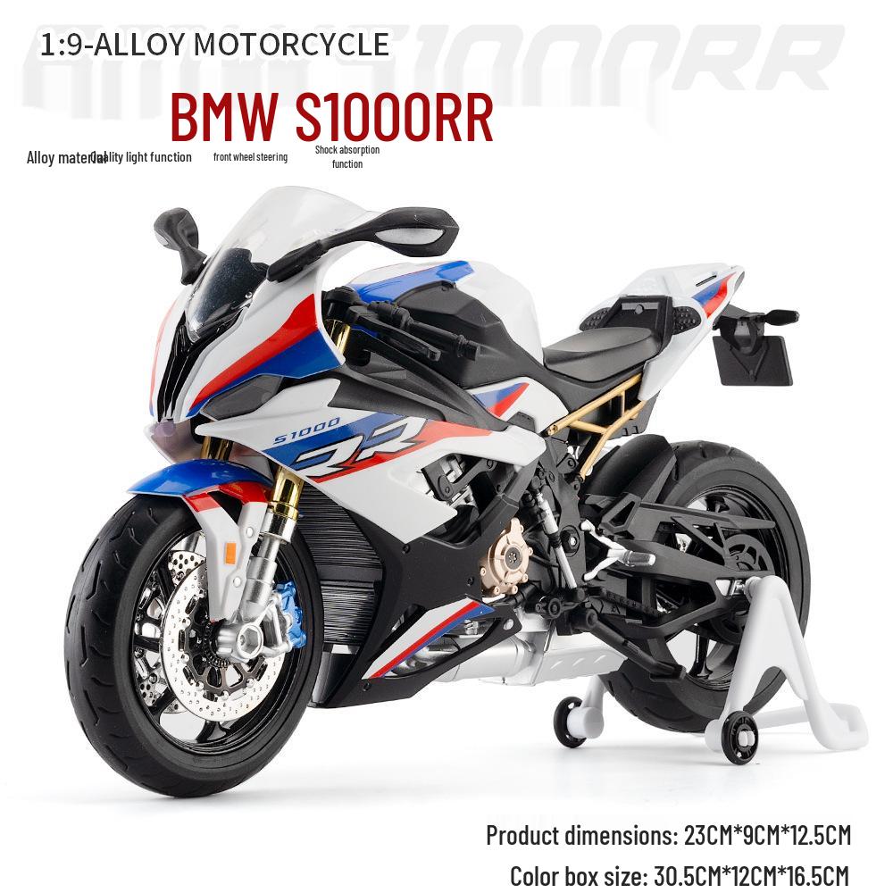 

Хуа И 1:Модель мотоцикла BMW S1000RR из сплава, масштаб 9