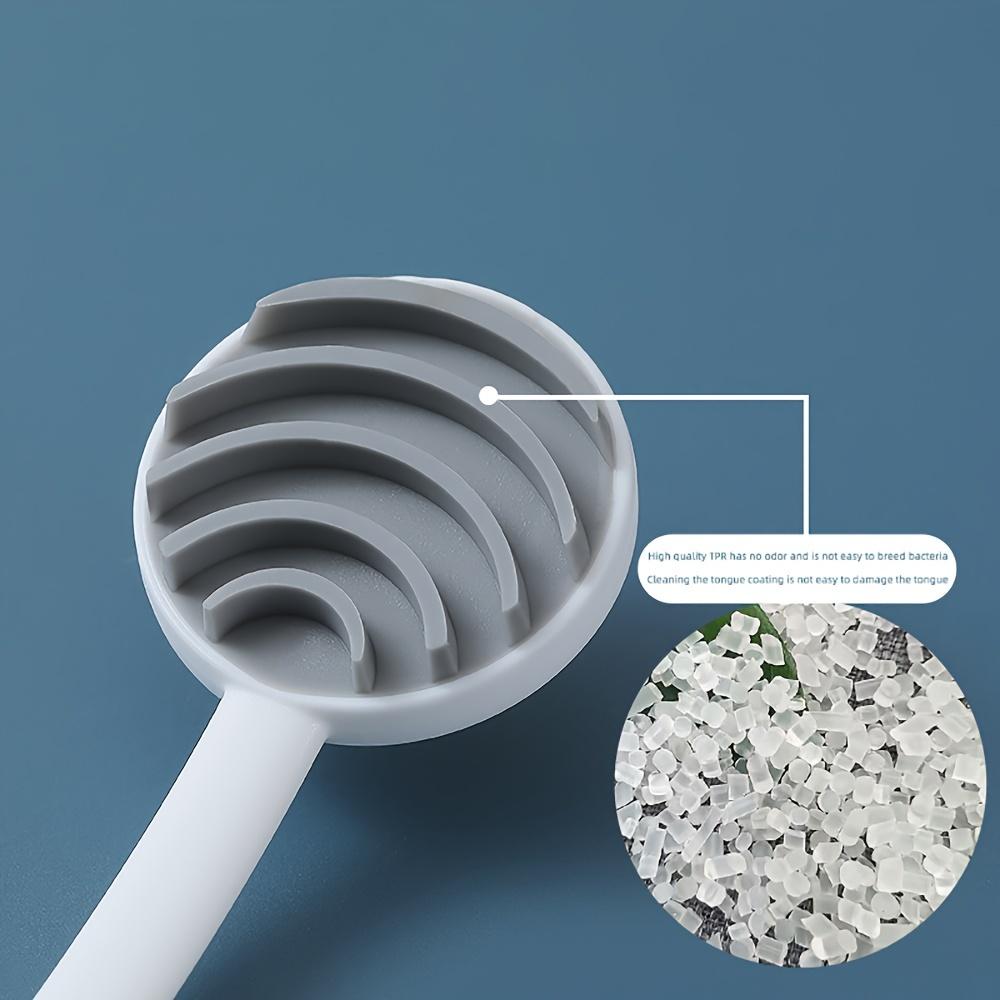 Silikon Zungenschaber - Sanfte Mundpflege, Zungenreiniger für frischen Atem, Geruchloses persönliches Hygienewerkzeug