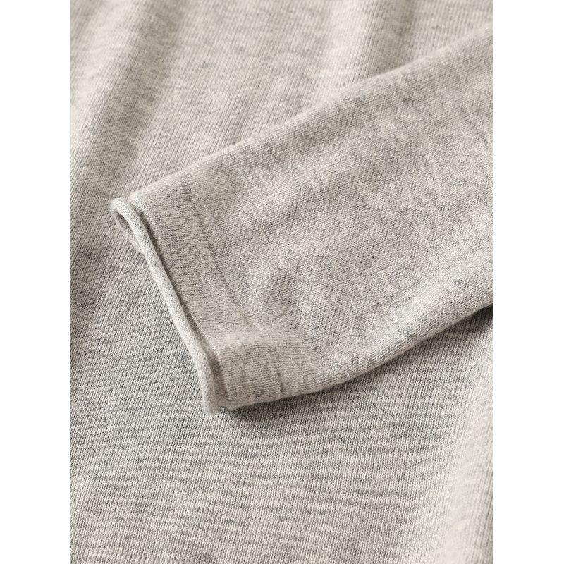 Nordic Orders! High-End Wool Blend! Export Surplus Men's Autumn and Winter Thin Rolled-Edge Base Knit Sweater