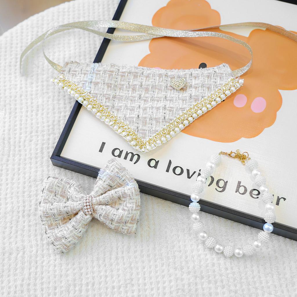 Pet circle, puppy cat pet triangle scarf, bib, bib, scarf, scarf, celebrity jewelry collection